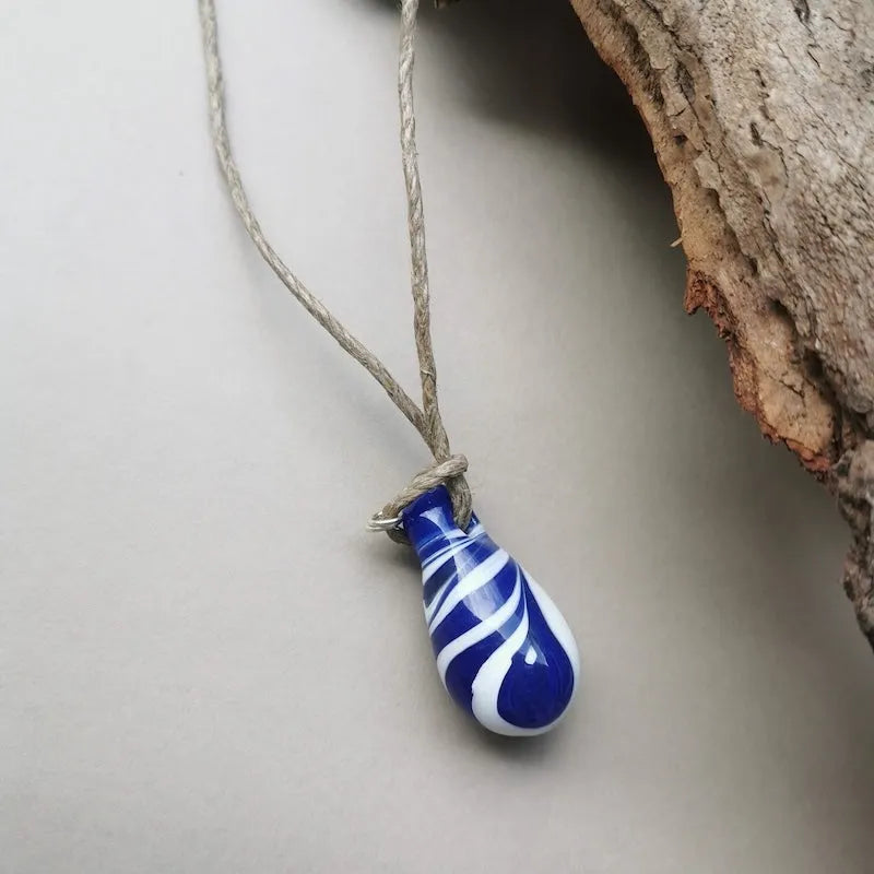 Hand Blown Glass Pendant - Style 3