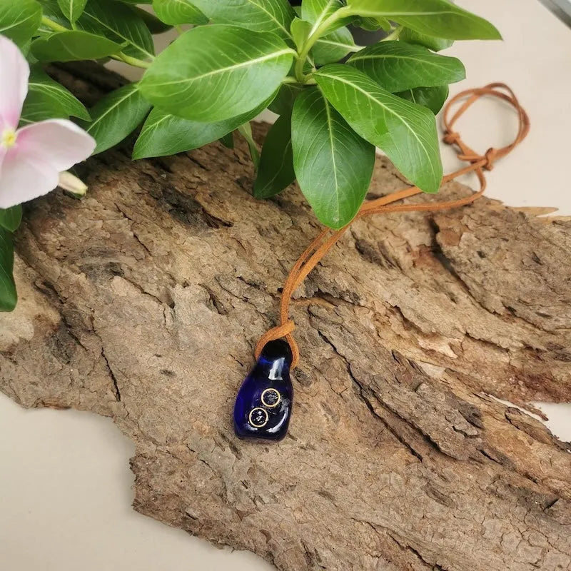 Hand Blown Glass Pendant - Style 8