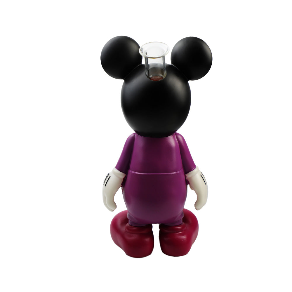 Glass Water Pipe - Mouse Wife (12")