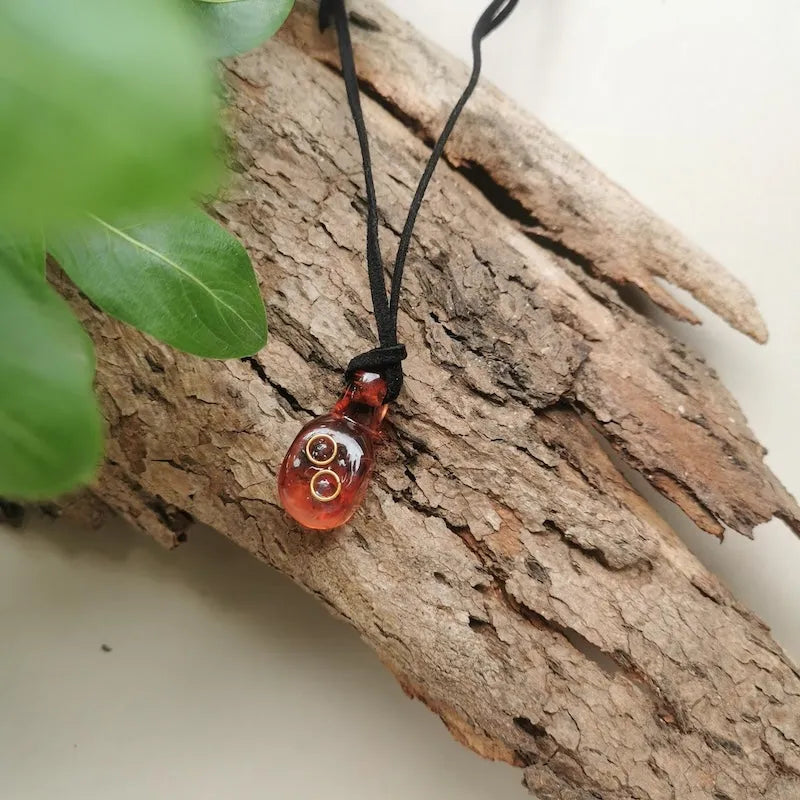 Hand Blown Glass Pendant - Style 6