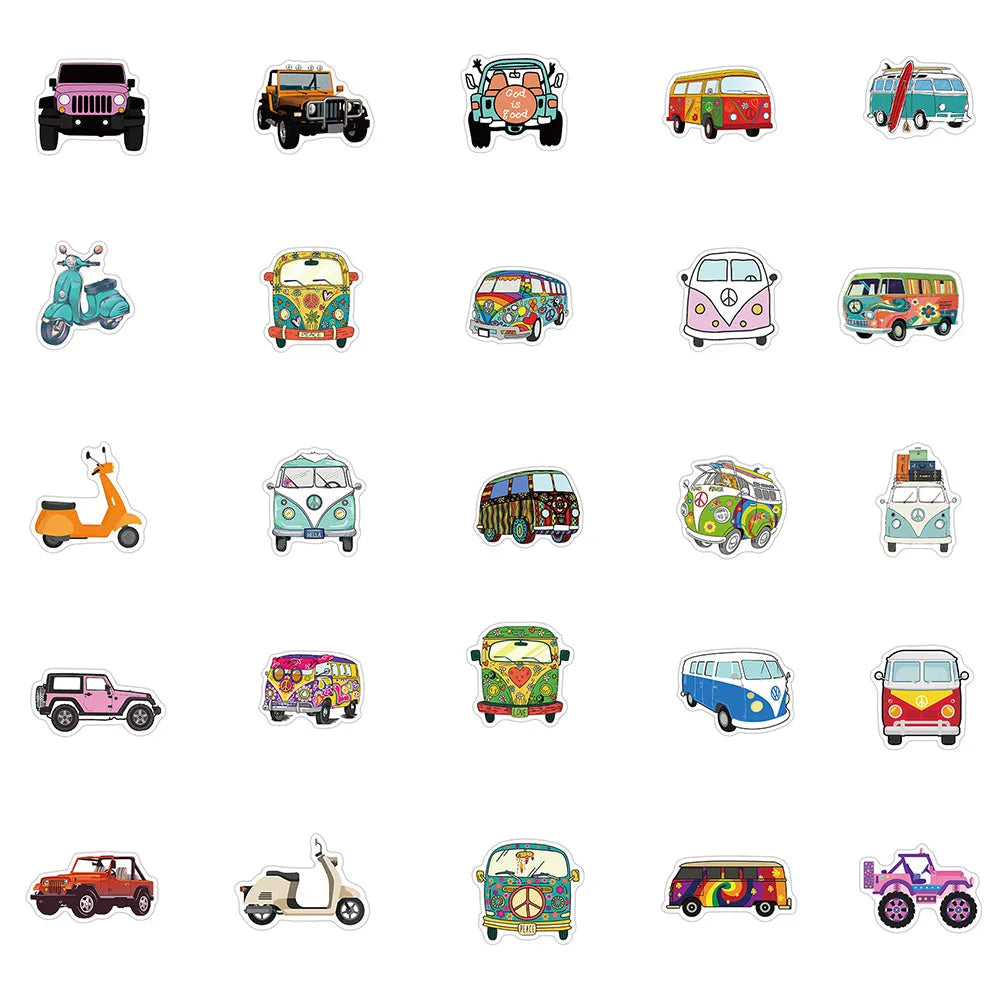 Vintage Sticker (pack of 50)