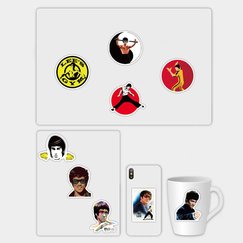 Bruce Lee Sticker (pack of 50)