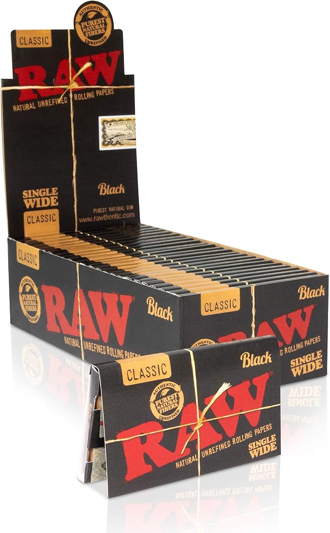RAW Black Single Wide (25ct Display)