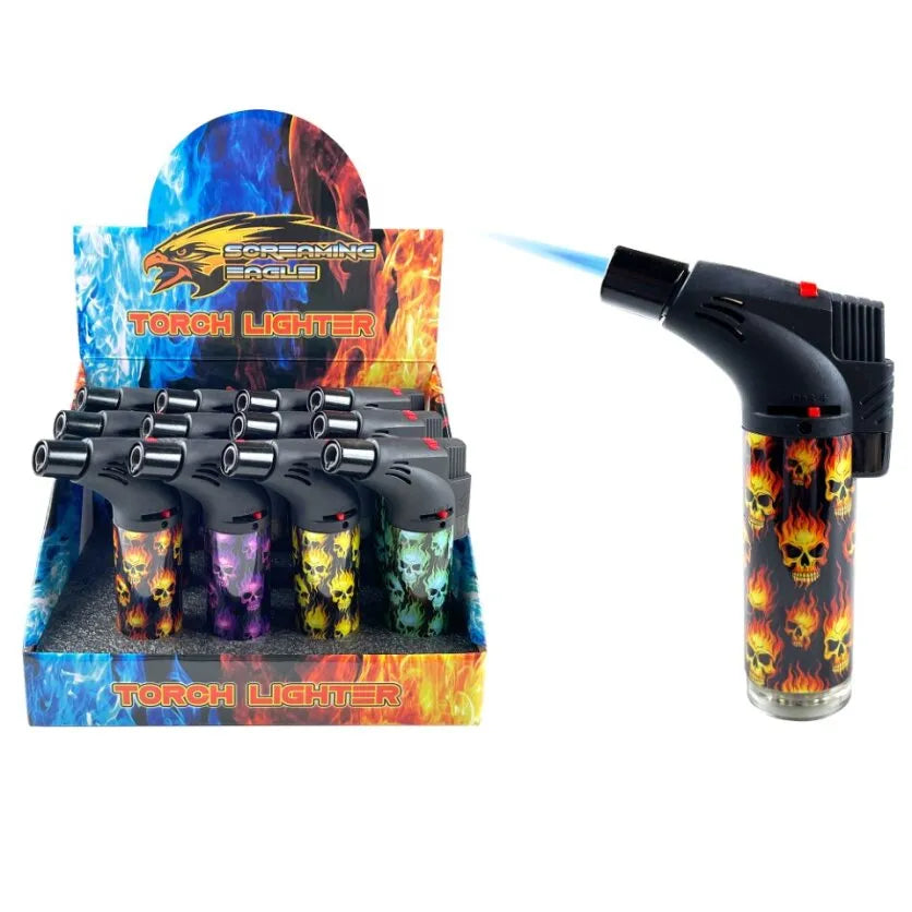 Screaming Eagle Torch - Flaming Skulls (12pcs)