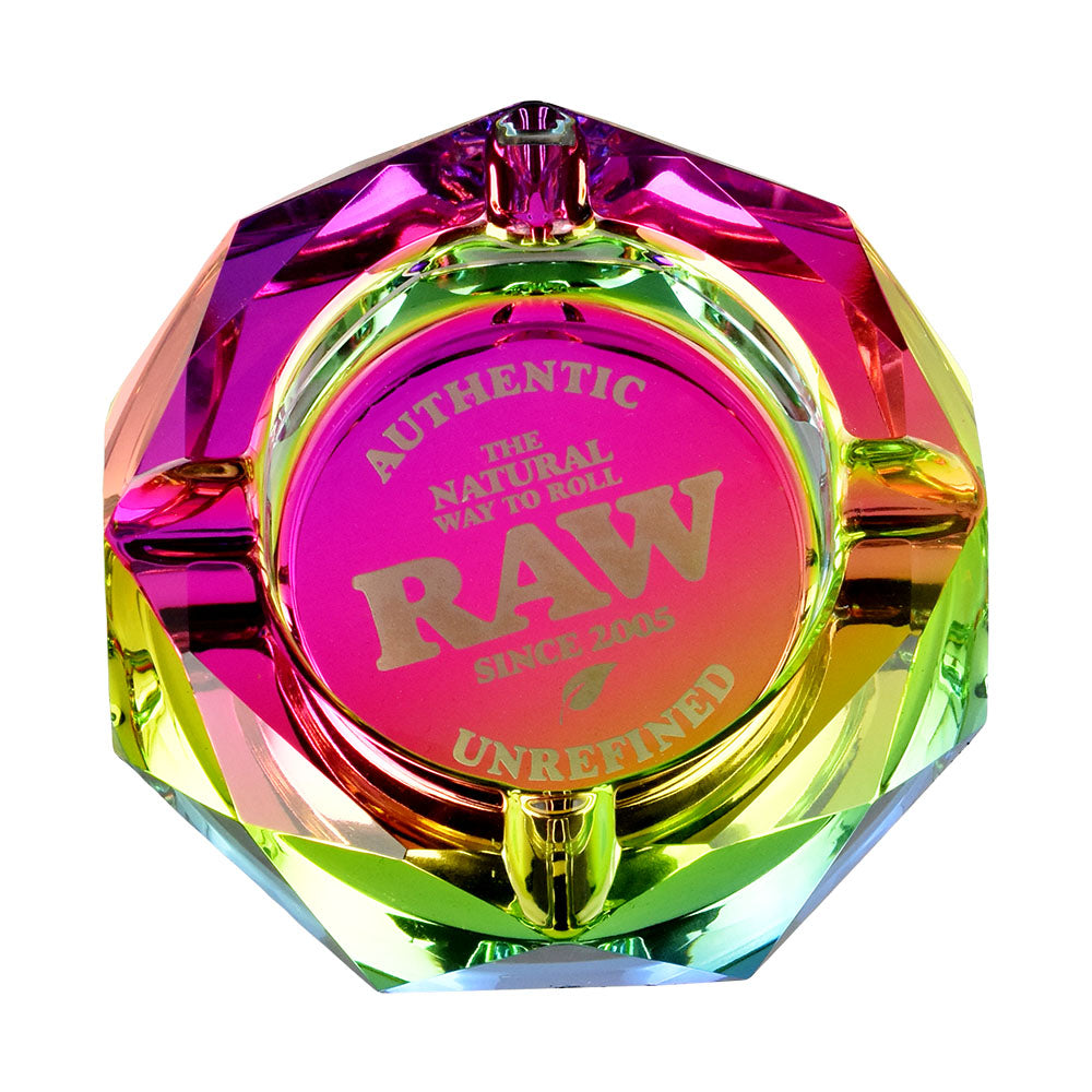 RAW Prism Glass Ashtray | 4.5", BDD Wholesale