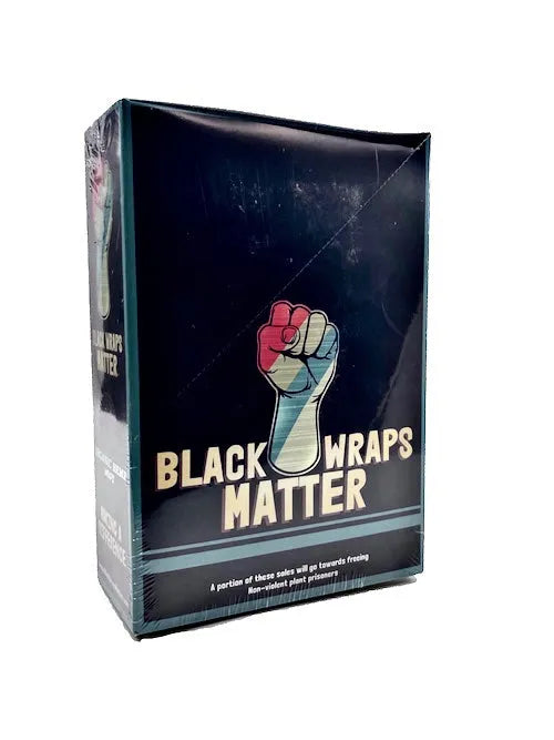 A box of BlackWrapsMatter