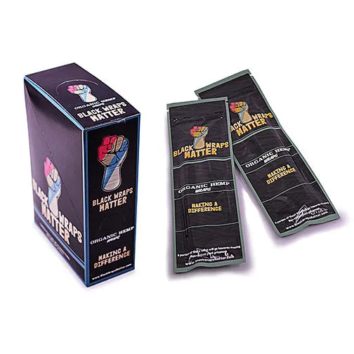 A box of BlackWrapsMatter