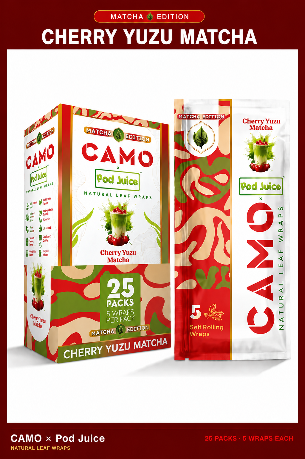 CAMO New MATCHA 2026 Flavors