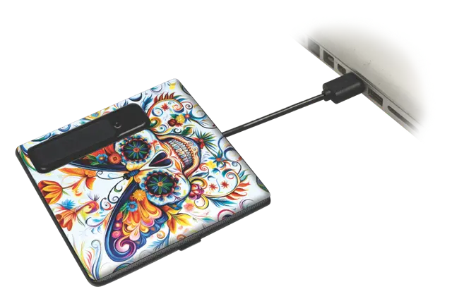 Cigarette Case with USB Coil Lighter - 8 Pieces Per Retail Ready Display 25633 SMOKEZILLA