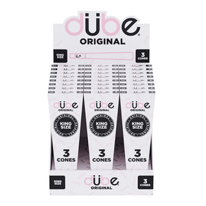 DUBE ORIGINAL PINK KING CONES - 3 CONES - 24 COUNT DISPLAY