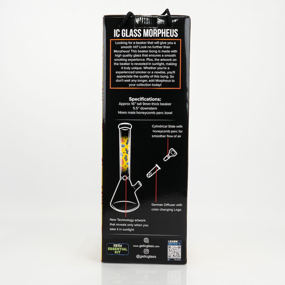 IC Glass Color-Changing UV Reactive Beaker (16")