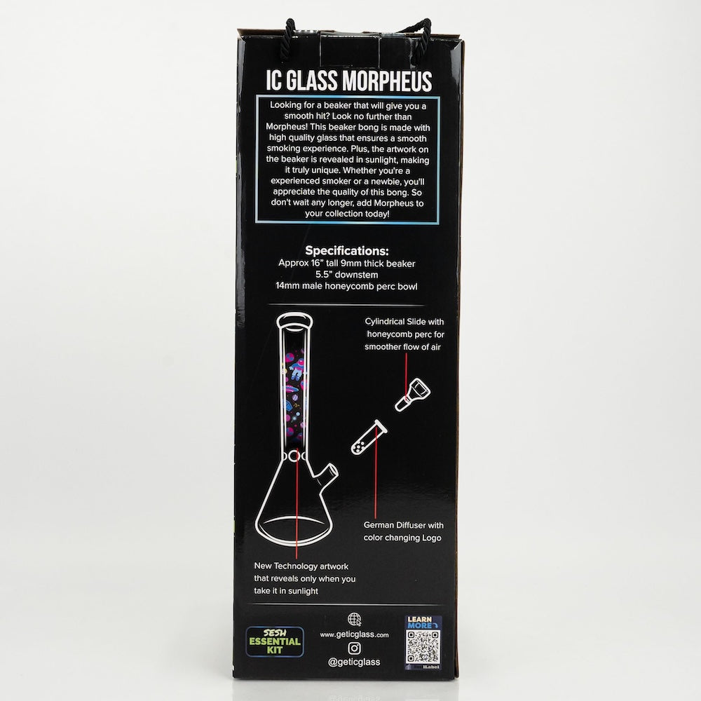 IC Glass Color-Changing UV Reactive Beaker (16")