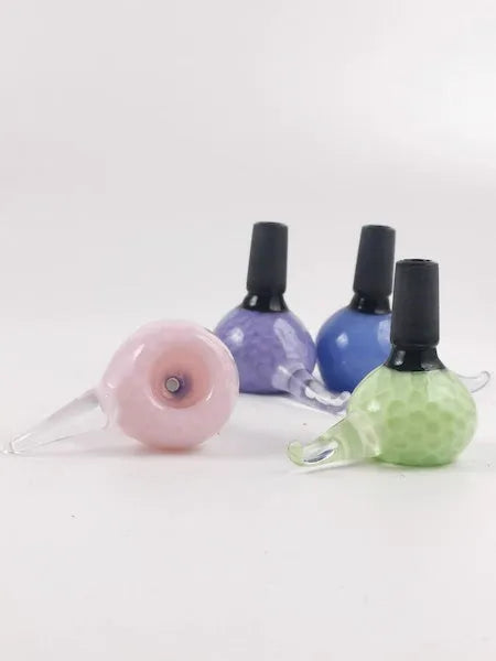 Round Skin Pattern Glass Bowl