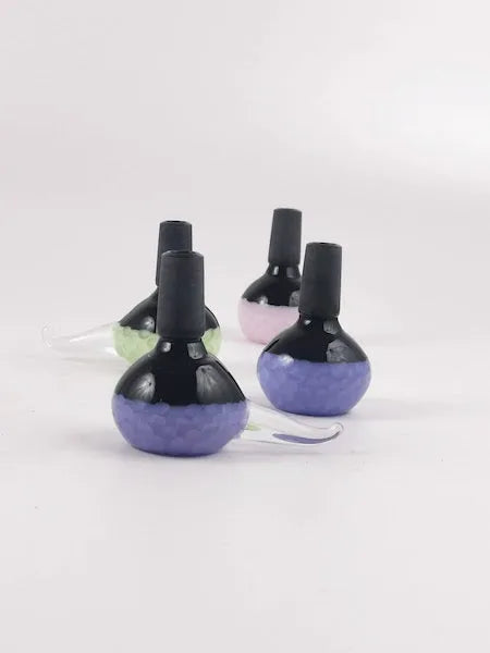 Round Two-Tone Glass Bowl