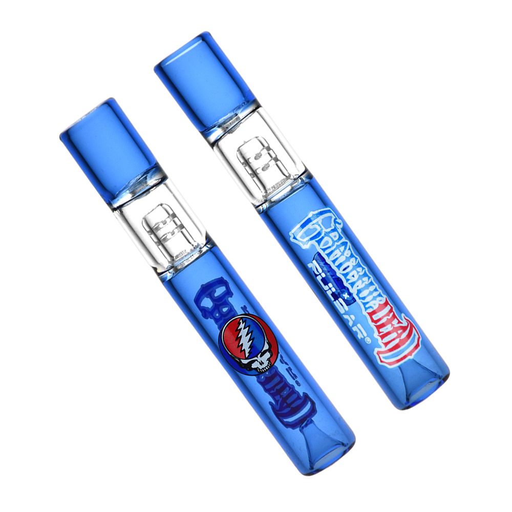 Grateful Dead x Pulsar Glass Chillum | Built-In Ash Catcher | 4", BDD Wholesale