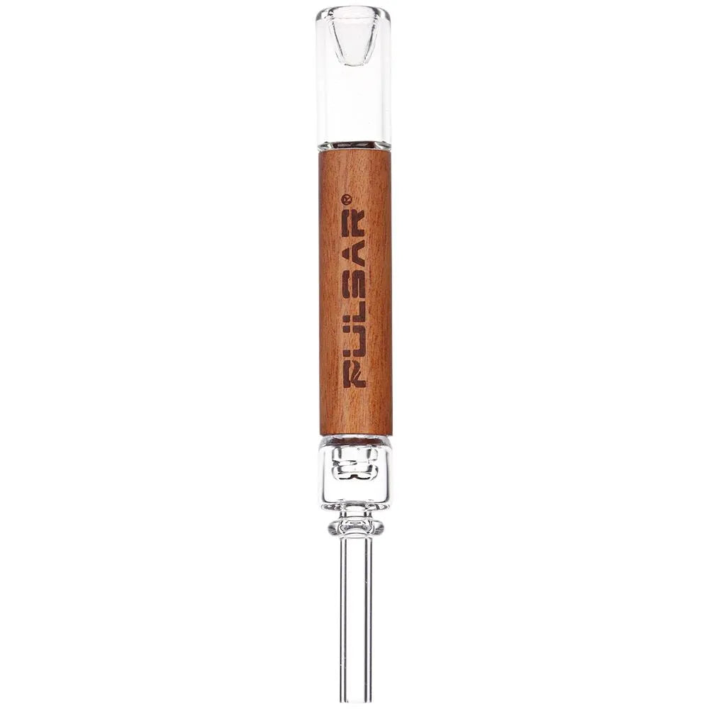12CT DISPLAY - Pulsar Quartz & Rosewood Deco Dab Straw - 5.75", BDD Wholesale