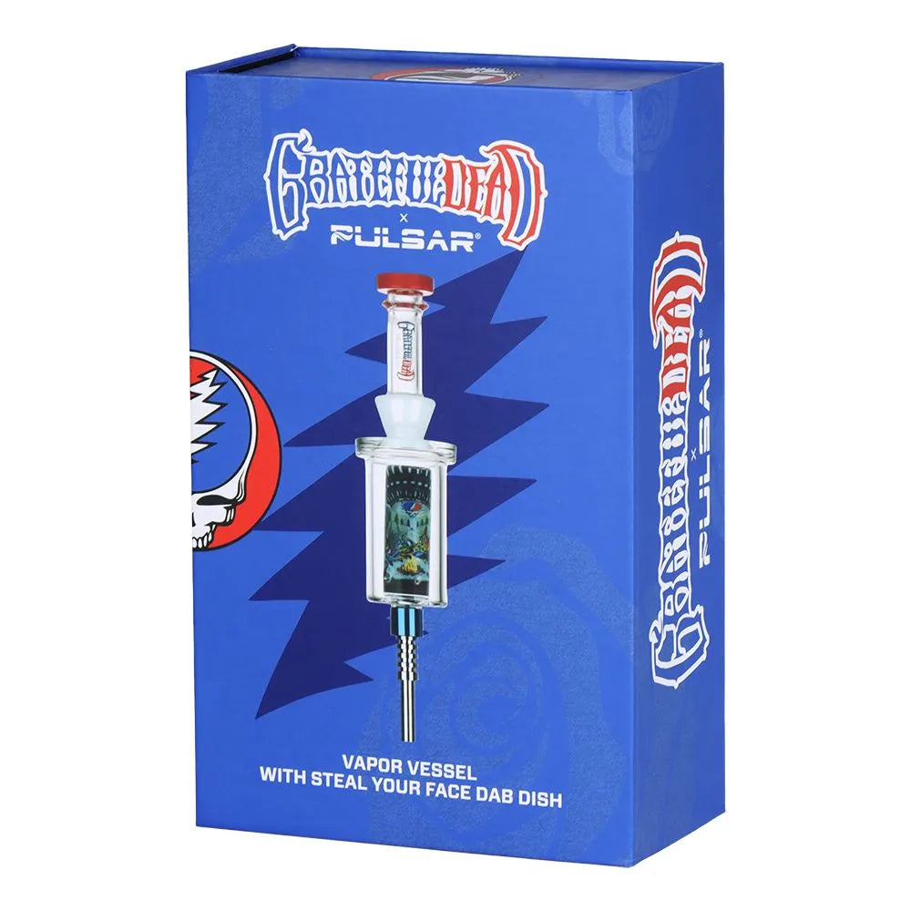 Grateful Dead x Pulsar Inside Print Vapor Vessel & SYF Dab Dish - 9.25" / UFO Jam, BDD Wholesale