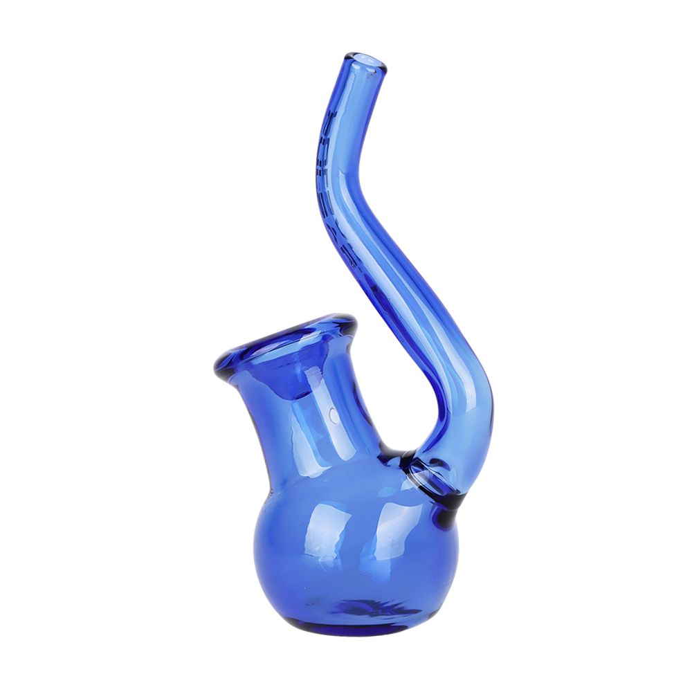 Pulsar Upright Sherlock Glass Hand Pipe - 5" / Colors Vary, BDD Wholesale