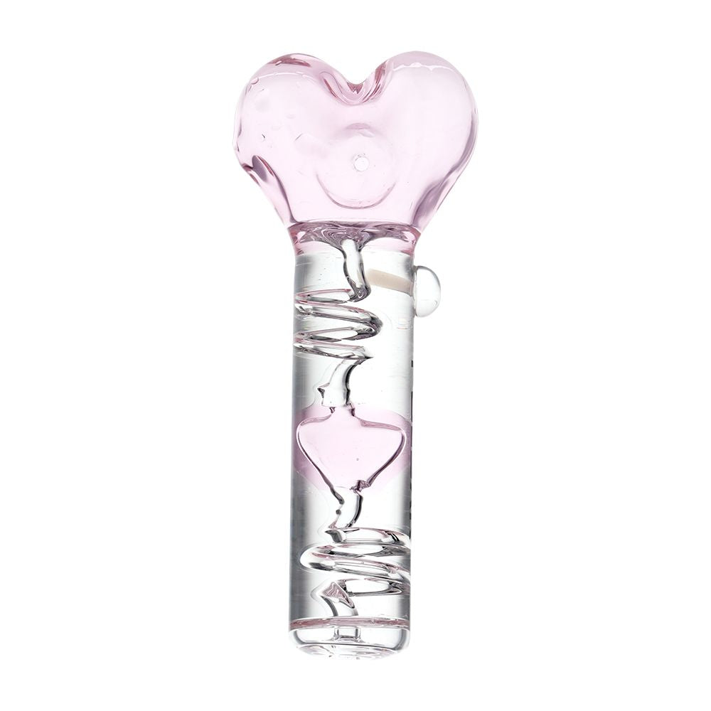 Pulsar Cool Down My Heart Glycerin Glass Hand Pipe - 5.5", BDD Wholesale