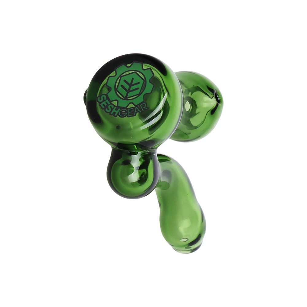 5CT BUNDLE - SeshGear Sherlock Jr. Mini Glass Hand Pipe - 2.5" / Assorted Colors, BDD Wholesale