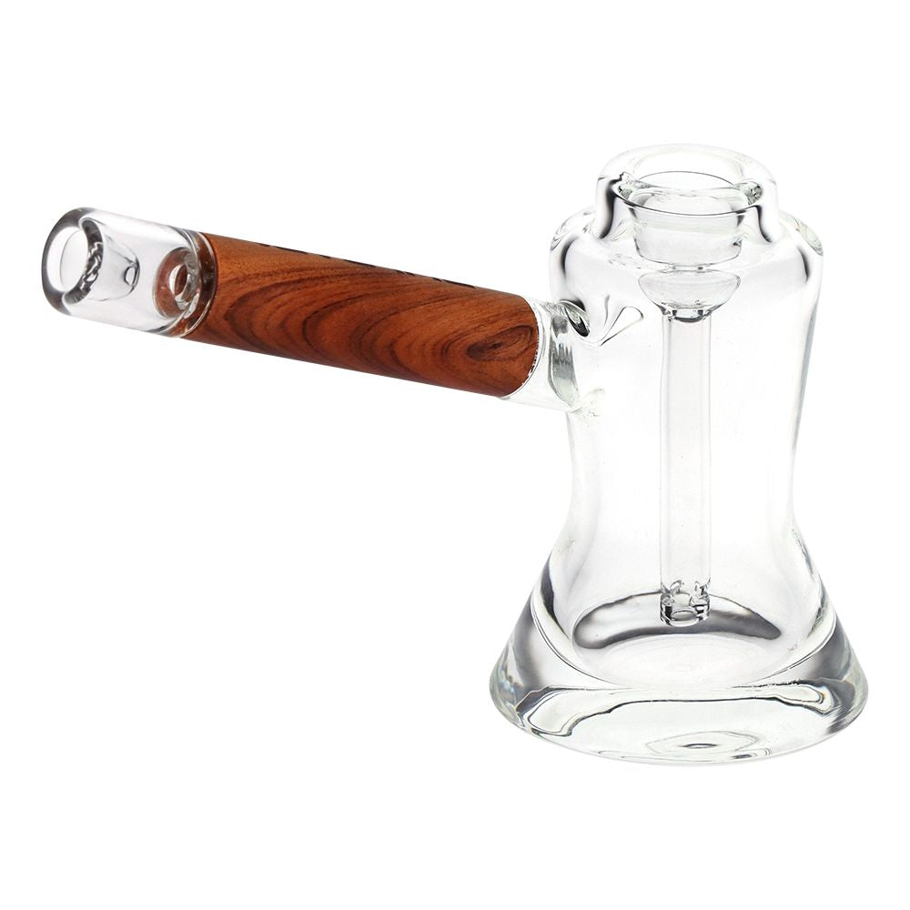 Pulsar Wood on Glass Bubbler - 6", BDD Wholesale