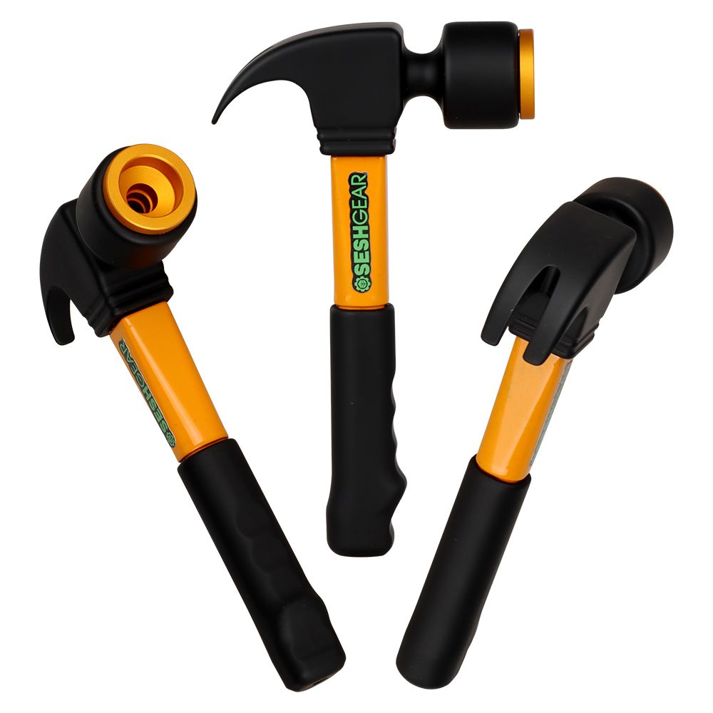 SeshGear Aluminum Hammer Hand Pipe - 5", BDD Wholesale