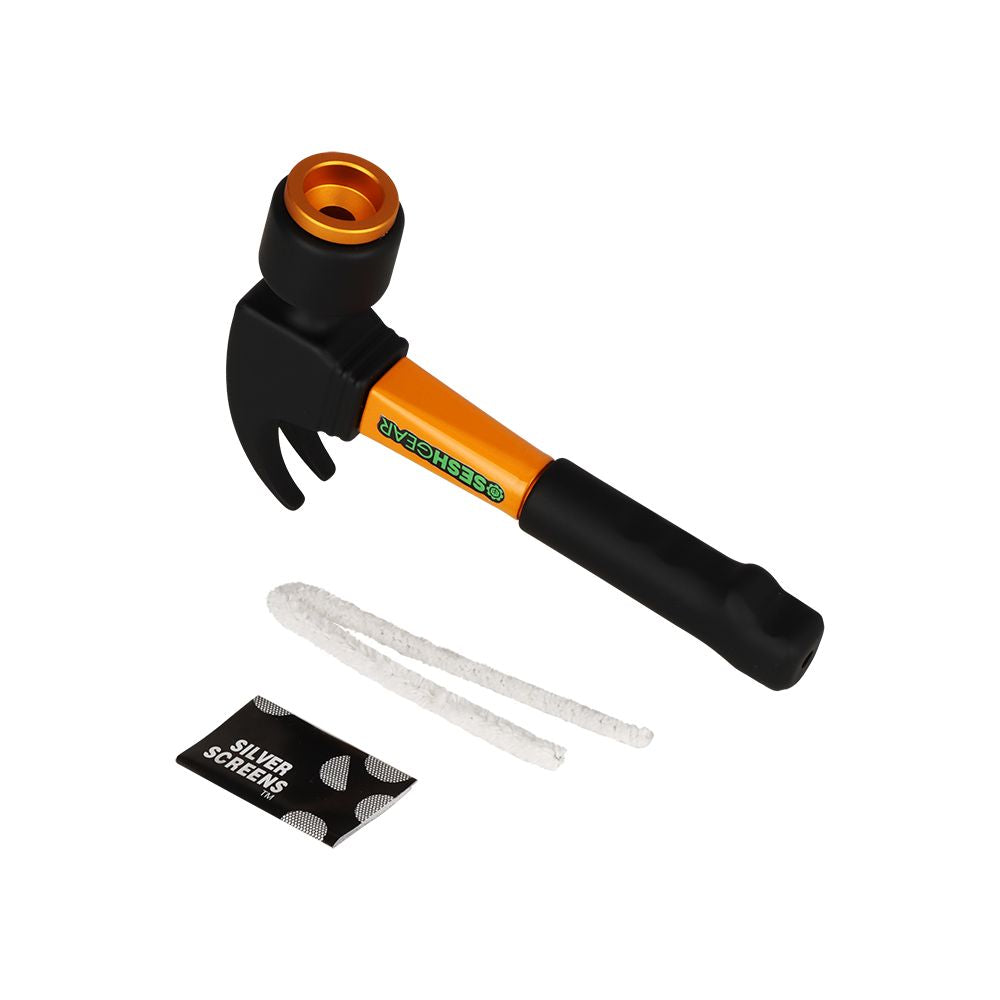 SeshGear Aluminum Hammer Hand Pipe - 5", BDD Wholesale