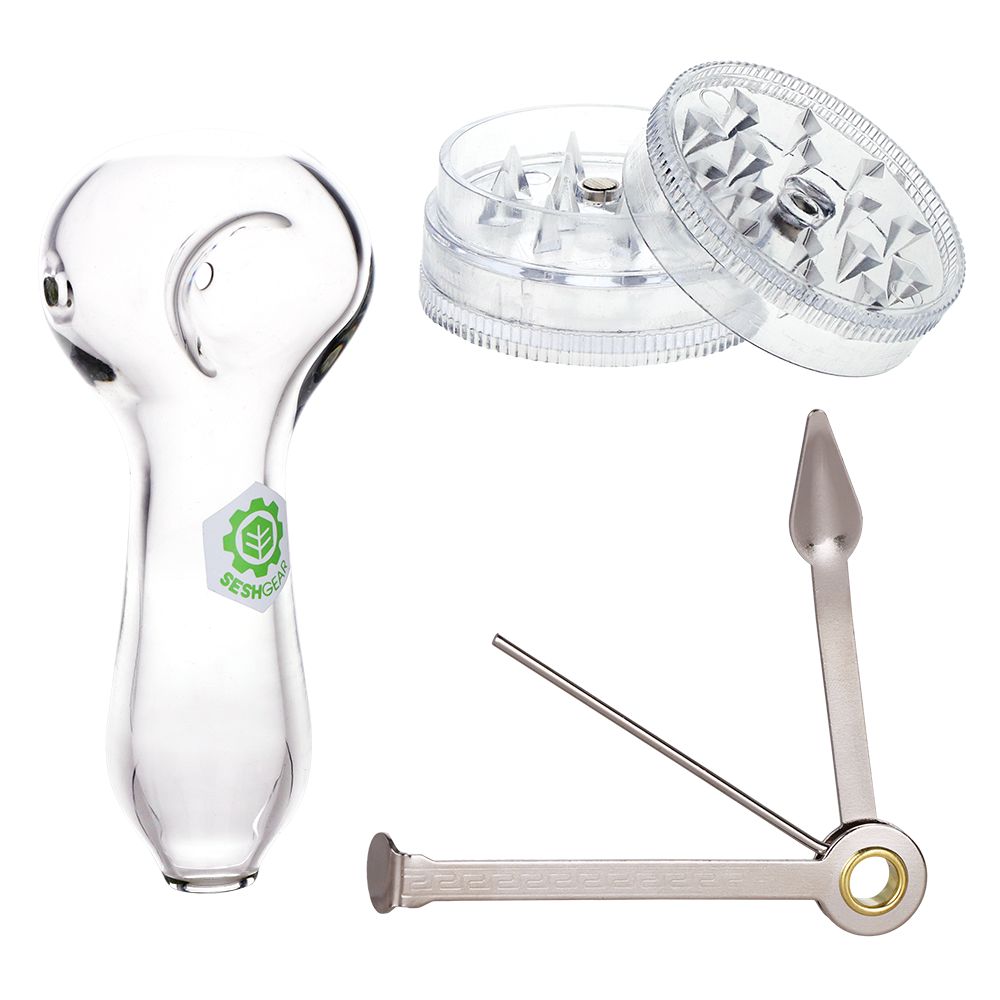 3CT BUNDLE - SeshGear Hand Pipe Travel Kit - 4"