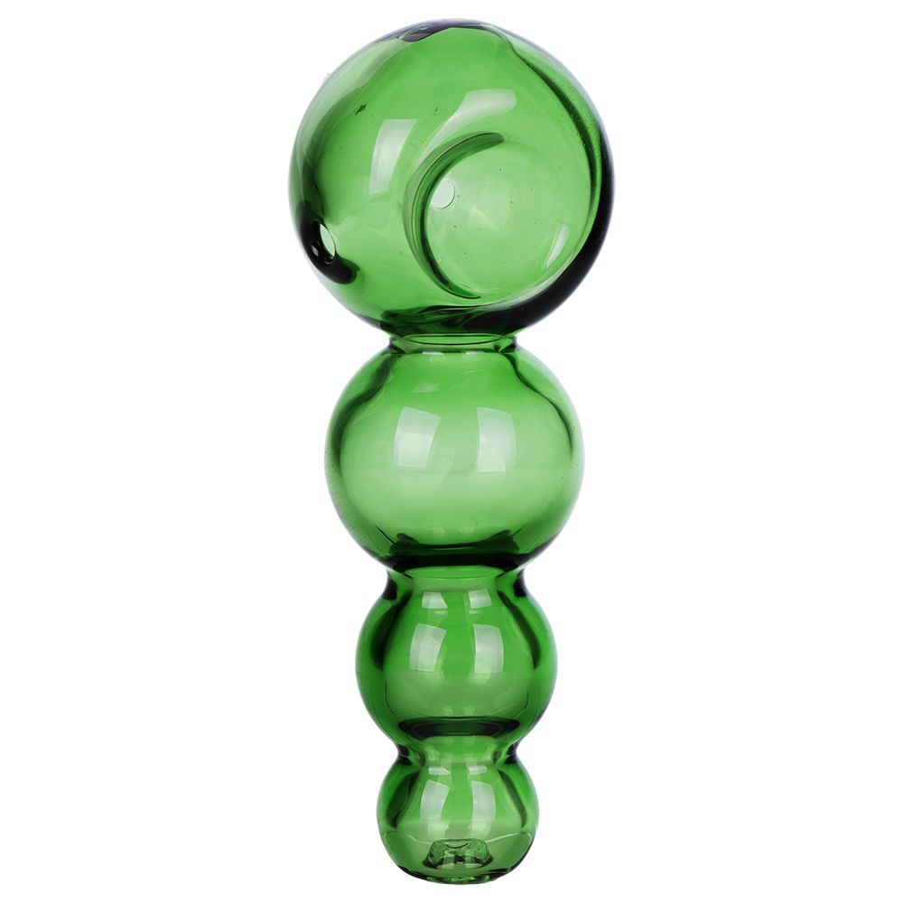 4CT BUNDLE - Pulsar Spherical Spoon Pipe - 4" / Blue, Green, Pink, Smoke, BDD Wholesale