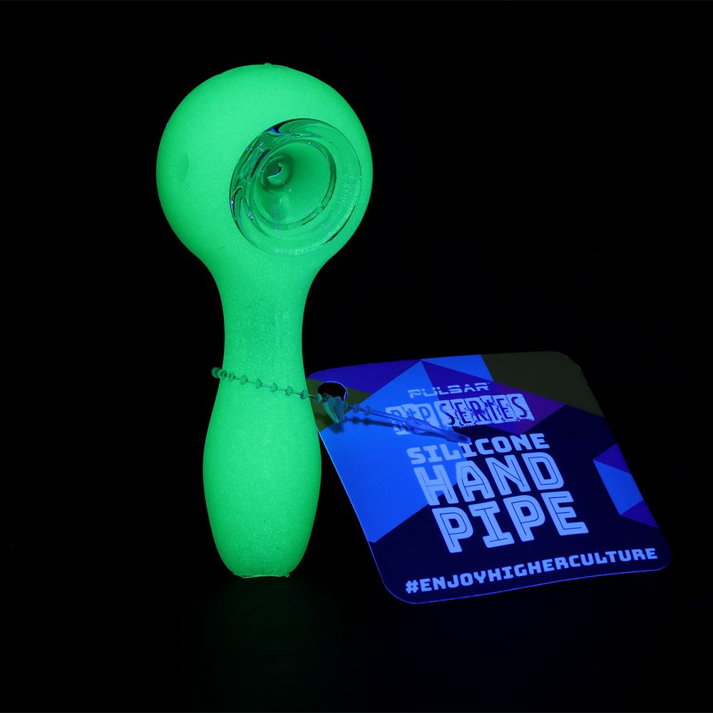 12CT DISPLAY - Pulsar RIP Series Silicone Spoon Pipe - 3.75" / Assorted Colors, BDD Wholesale
