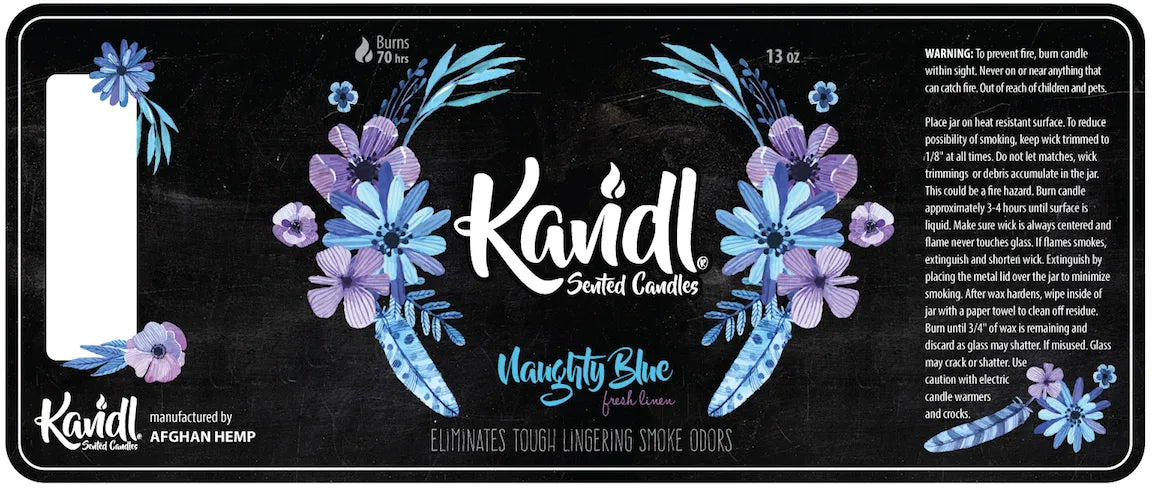 Get Rid of The Smoke Odors With Afghan Hemp KANDL Candles