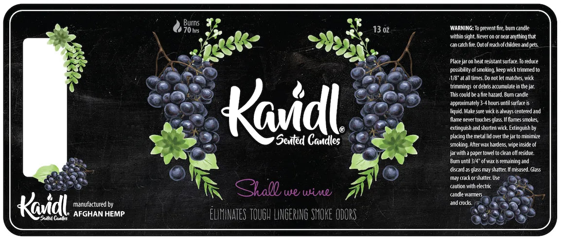 Afghan Hemp Scented Candle