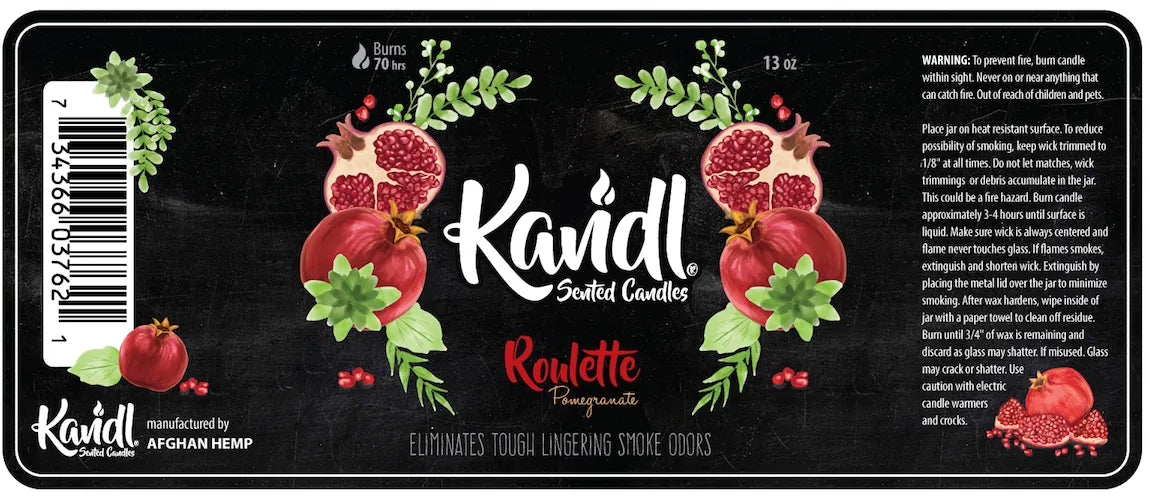 Get Rid of The Smoke Odors With Afghan Hemp KANDL Candles