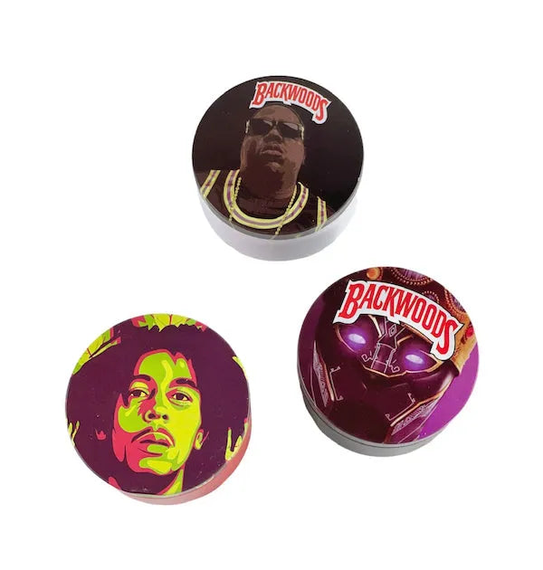 Aluminum Metal Jars w/ Designed Lid