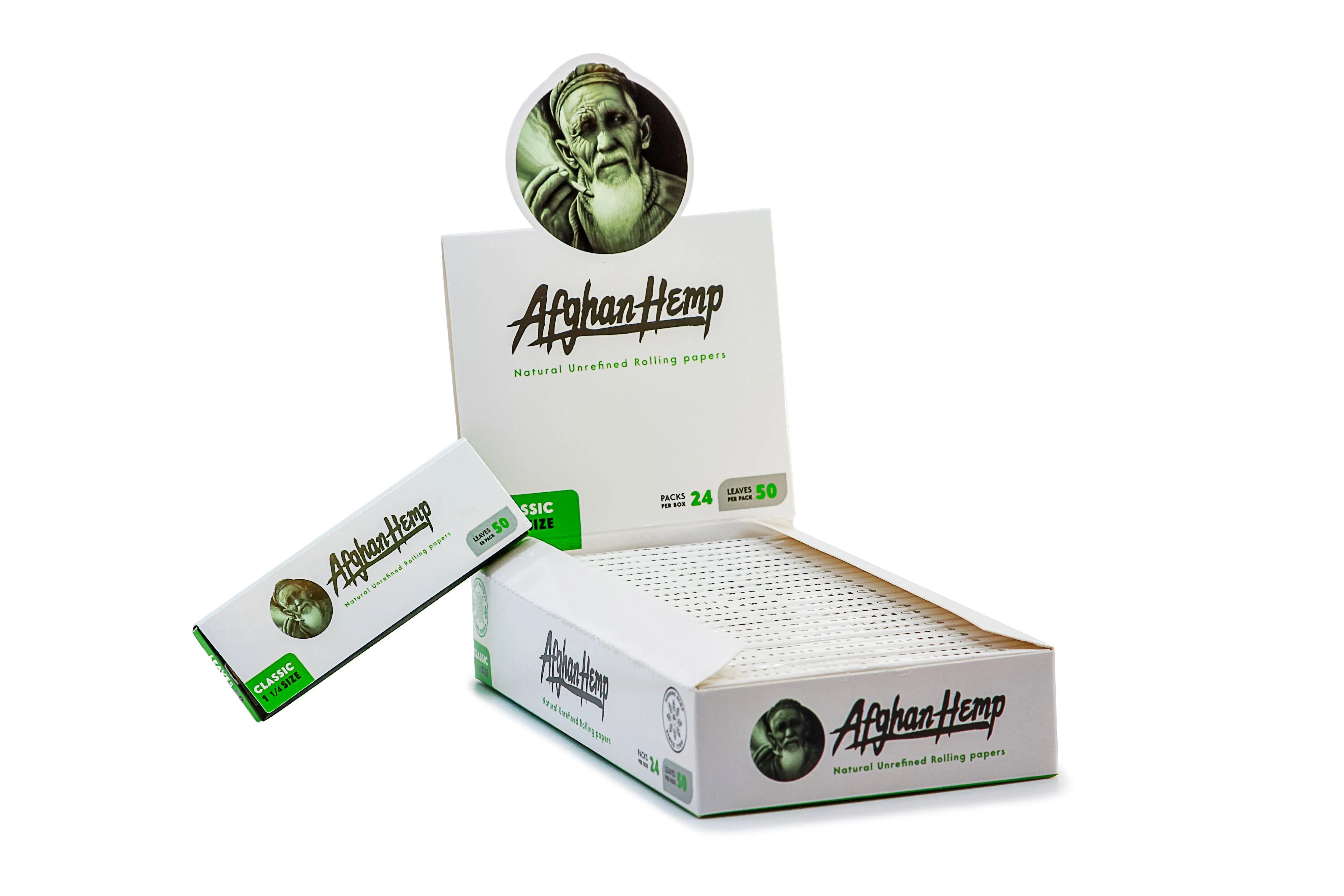 Afghan Hemp Rolling Paper Booklet - King size