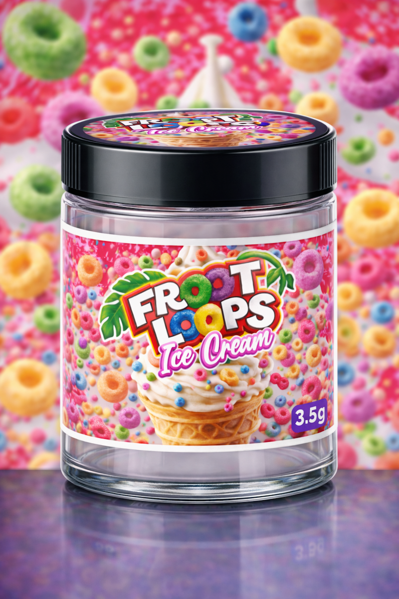 Custom Printed Jars – Design V, BDD Wholesale