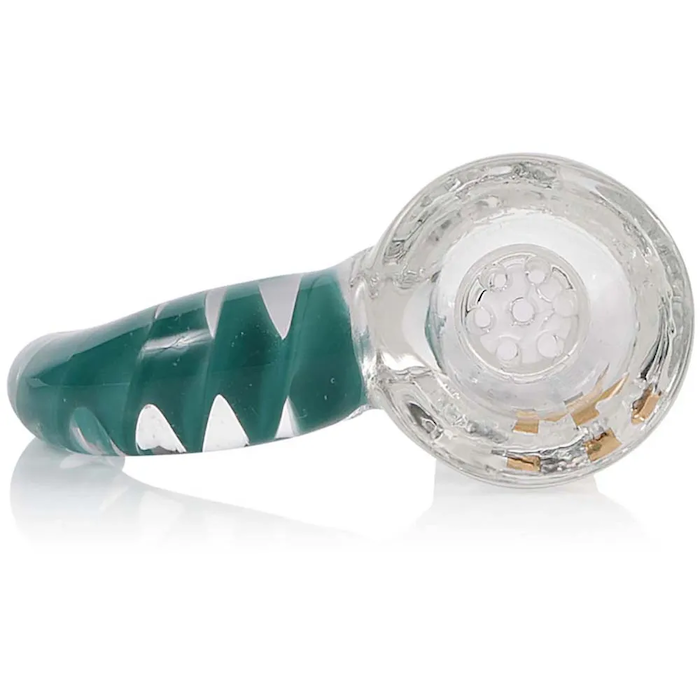 MK Glass Horn Bowl Straight Tube Water Pipe