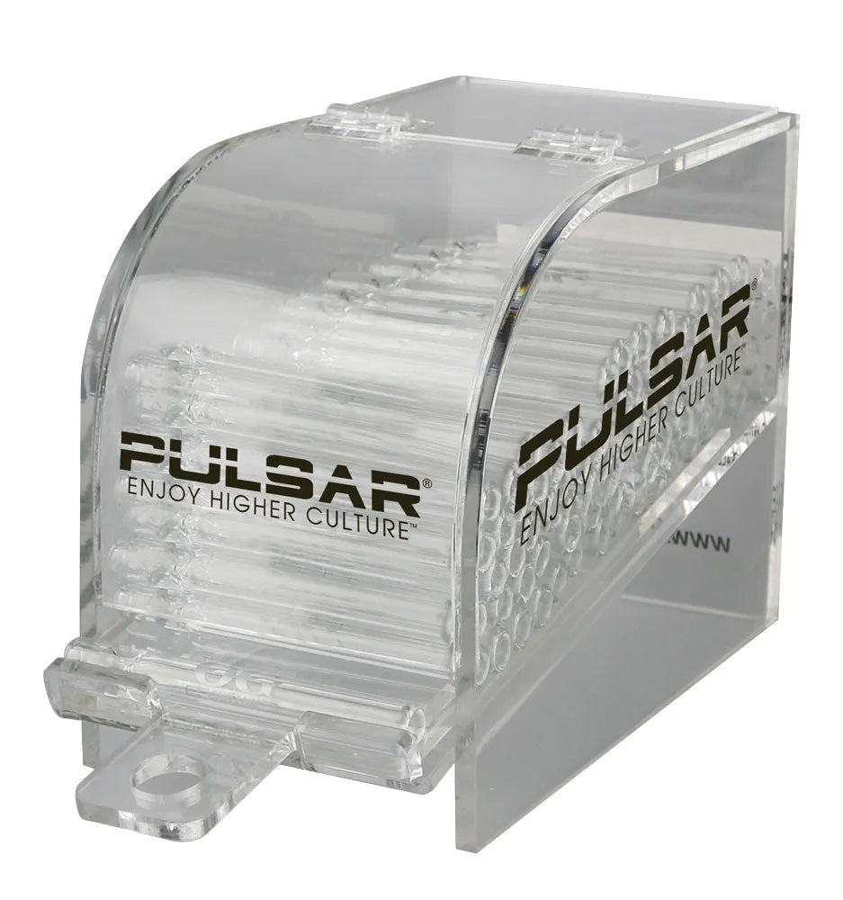 100PC DISPLAY - Pulsar Chillum in Dispenser - Clear, BDD Wholesale