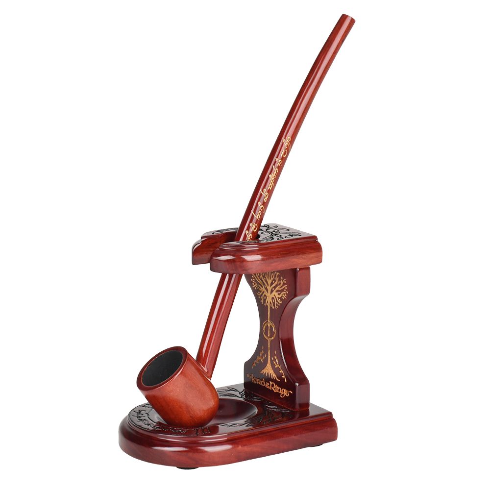 BUNDLE - Pulsar Shire Pipes ARAGORN Smoking Pipe & Middle-Earth Pipe Stand, BDD Wholesale