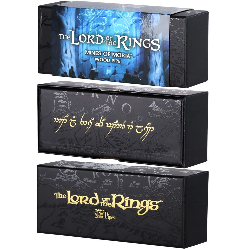 Pulsar Shire Pipes x LoTR MINES OF MORIA Smoking Pipe - 5.5", BDD Wholesale