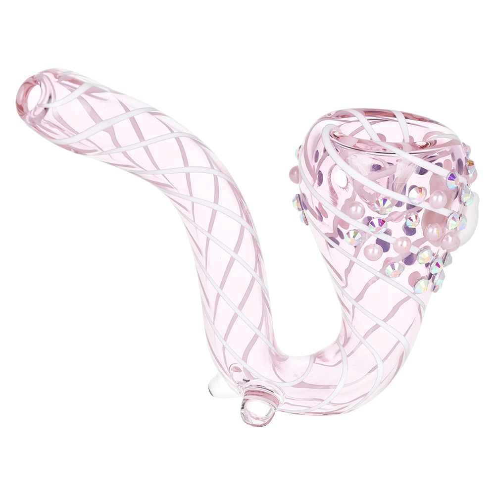Greetings Kitty Sherlock Glass Pipe - 5.25", BDD Wholesale