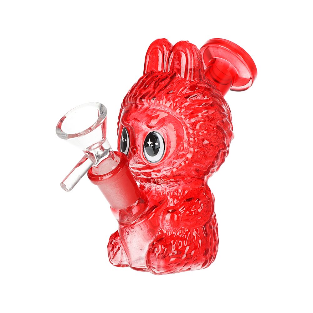 Funny Animal Glass Mini Water Pipe - 4.5" / 14mm F / Colors Vary, BDD Wholesale