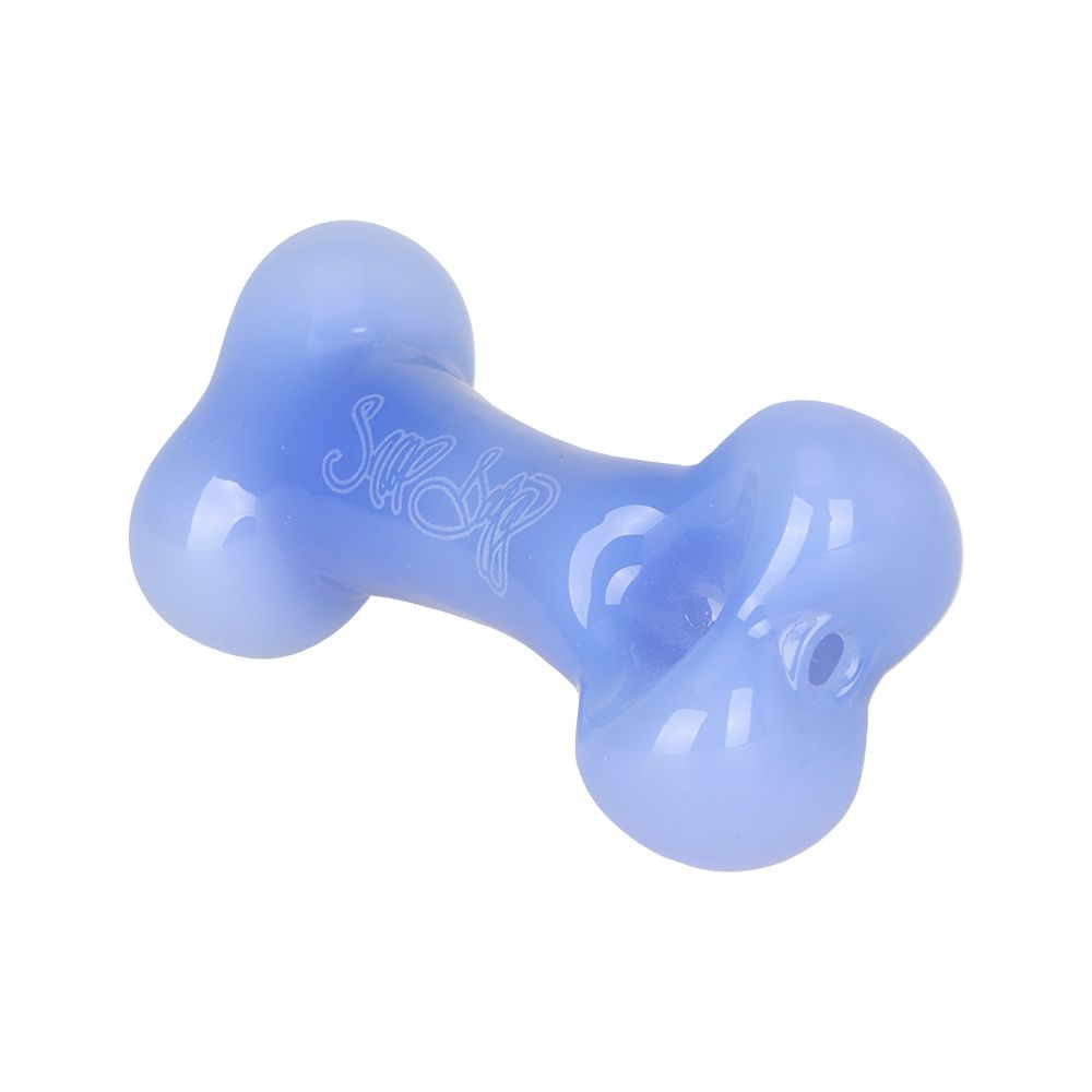 Dogg Lbs Everyday Dogg Bone Glass Hand Pipe | 3.75", BDD Wholesale