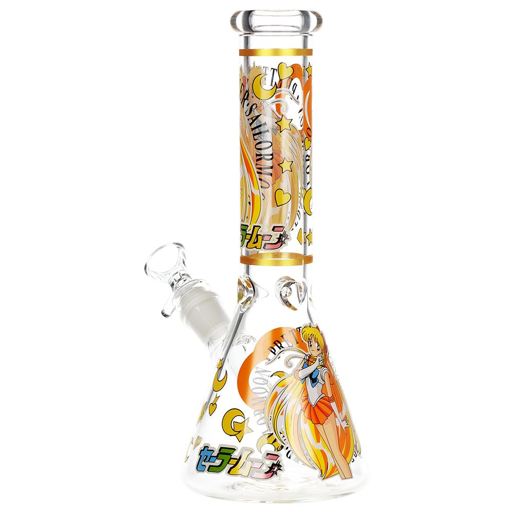 Japanese Animation Girl Version 3 Beaker Glass Water Pipe - 10" / 14mm F, BDD Wholesale
