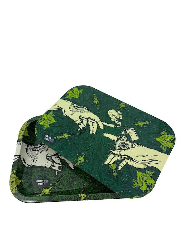 Roll On the Go with the Puff Puff Pass It - Tray with Magnetic Lid