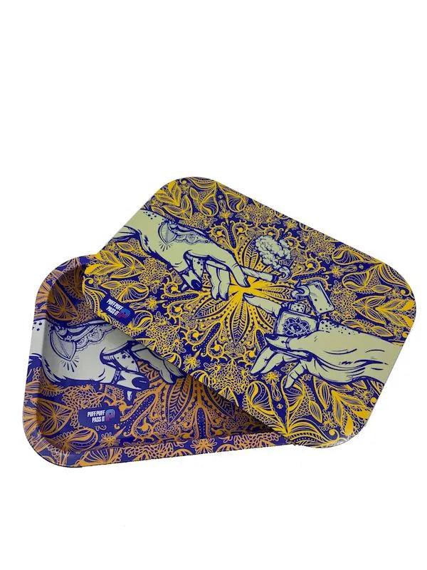 Roll On the Go with the Puff Puff Pass It - Tray with Magnetic Lid