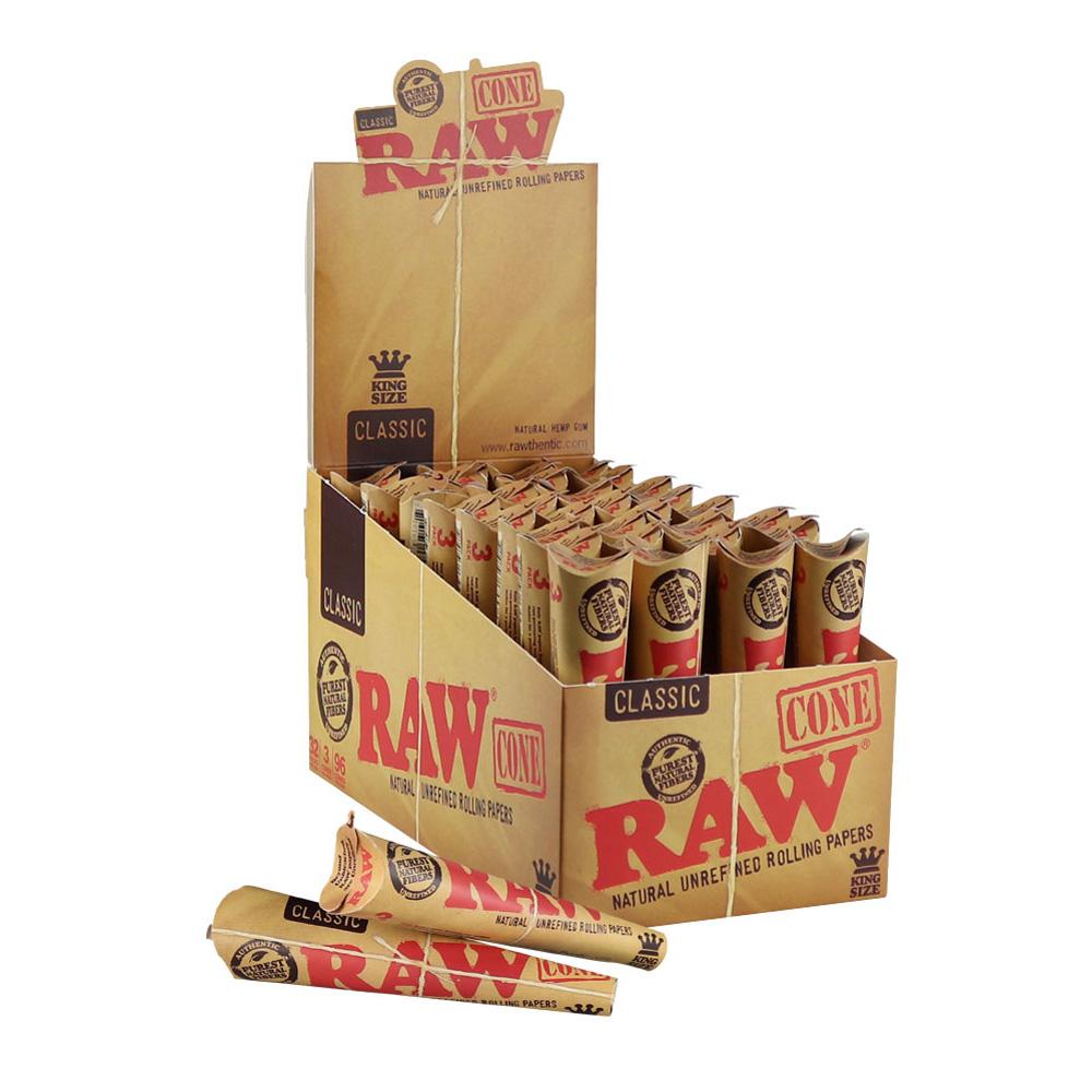 Raw Natural Unrefined Pre-Rolled Cones, BDD Wholesale