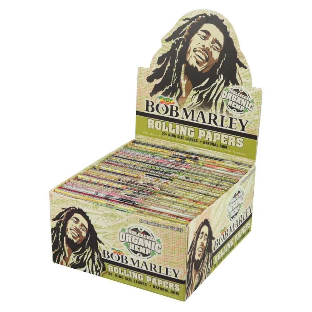Bob Marley Rolling Papers Organic Hemp, BDD Wholesale