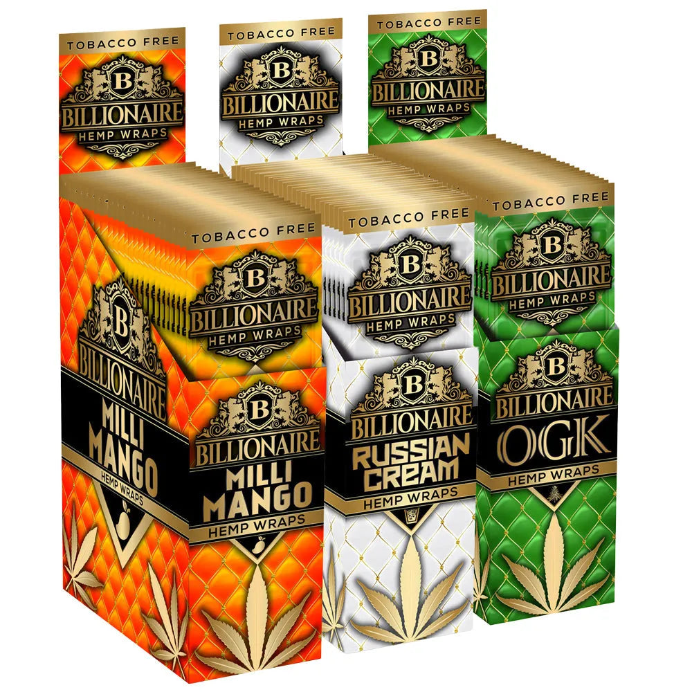 Billionaire Hemp Blunt Wraps, BDD Wholesale