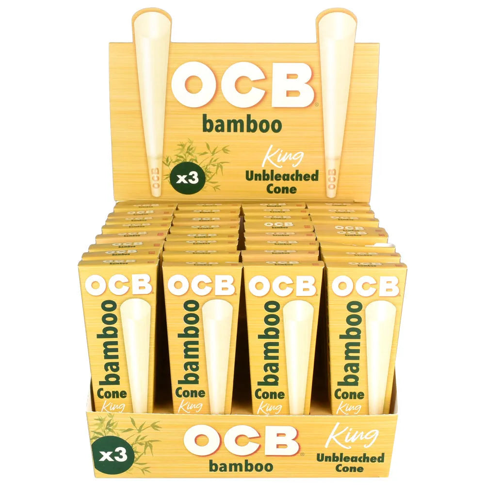 OCB Bamboo Unbleached Cones, BDD Wholesale